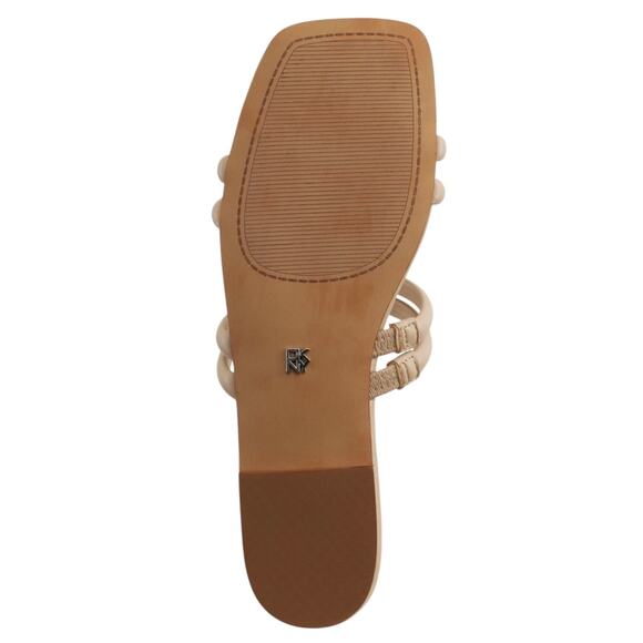 DKNY Women's Dee Strappy Slip On Slide Sandals Beige Size 7 1/2 - Picture 5 of 5